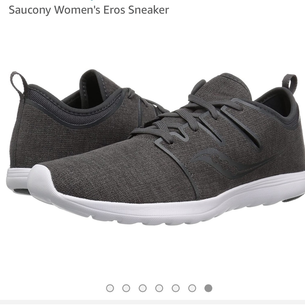 Saucony Women's Eros Sneaker, size 8, gray